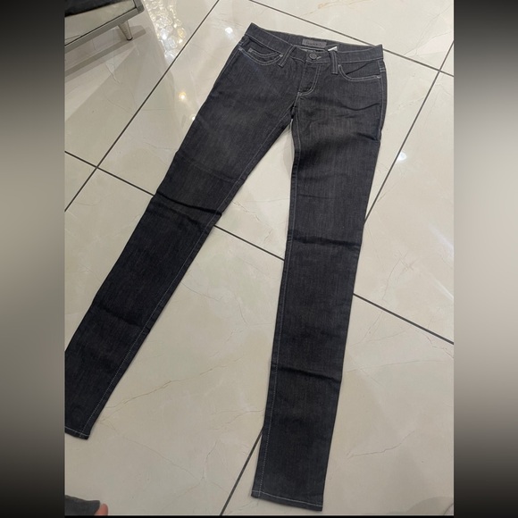 NWOT Frankie b low rise skinny jeans with ribbon and zipper - Picture 4 of 7